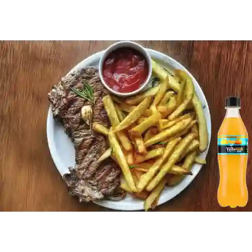 Combo Churrasco a la Plancha +Del Valle Naranja 400ml