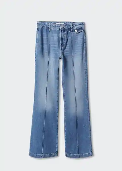 Pantalón Jean Iera Tejano Medio Talla 36 Mujer Mango