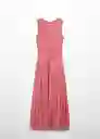 Vestido Caldera-A Coral Talla M Mujer Mango