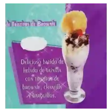 Batido de Trozos de Brownie