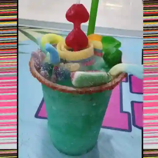 Granizado de manzana verde 16onz