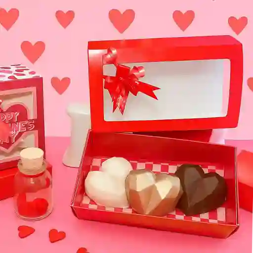 Caja corazones de amor x3