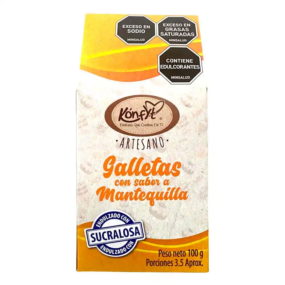  Galletas Konfyt Mantequilla Sin Azucar 