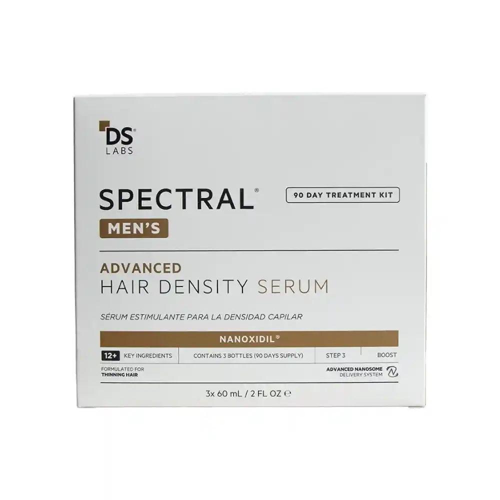 Spectral Men's Hair Density Serum Caja 3 X 60ml