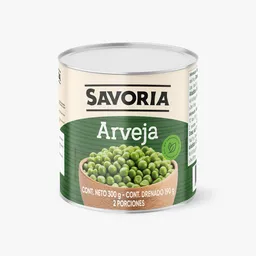 Savoria Arveja Natural Enlatada
