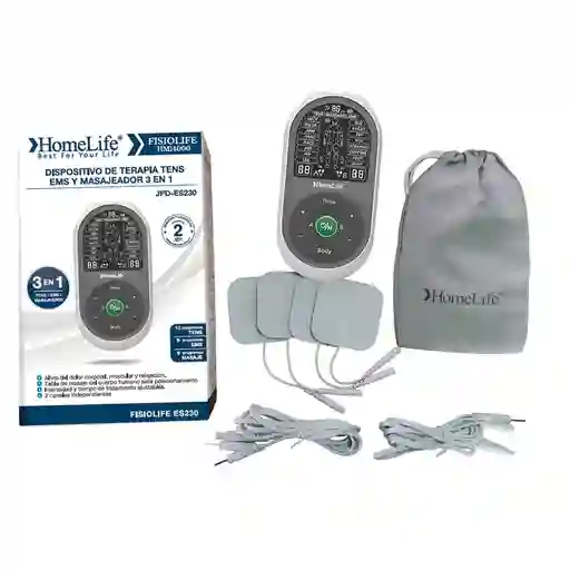 Electroestimulador Homelife Tens/ Ems/ Masajeador
