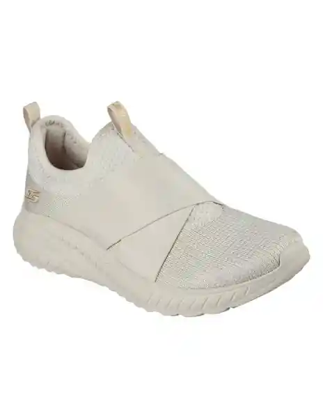 Skechers Tenis Bobs Squad Chaos Mujer Color Blanco Talla 7.5