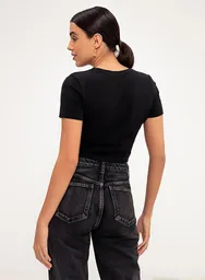 Camiseta Mc Mujer Xs - Negro 799