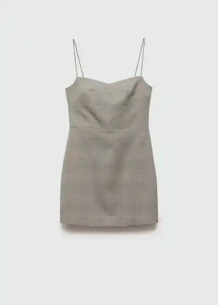 Vestido Sugar Gris Talla M Mujer Mango