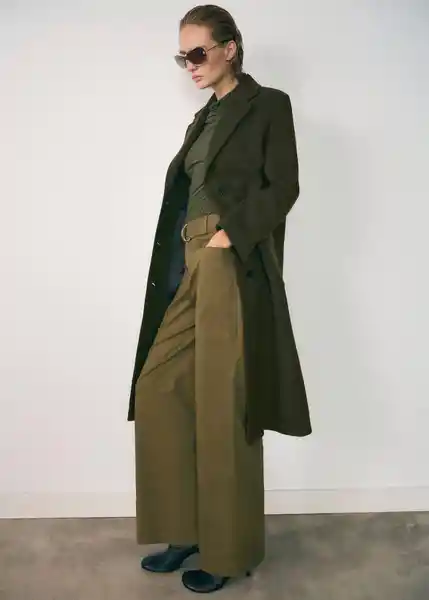 Camiseta Plie Khaki Talla S Mujer Mango