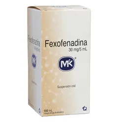 MK Fexofenadina Suspensión Oral (30 mg)