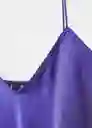 Top Raquel Navy Talla S Mujer Mango