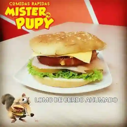 Hamburguesa Lomo de Cerdo Ahumado