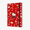 Moleskine Cuaderno Hello Kitty Edición Limitada Hard Cover Rojo