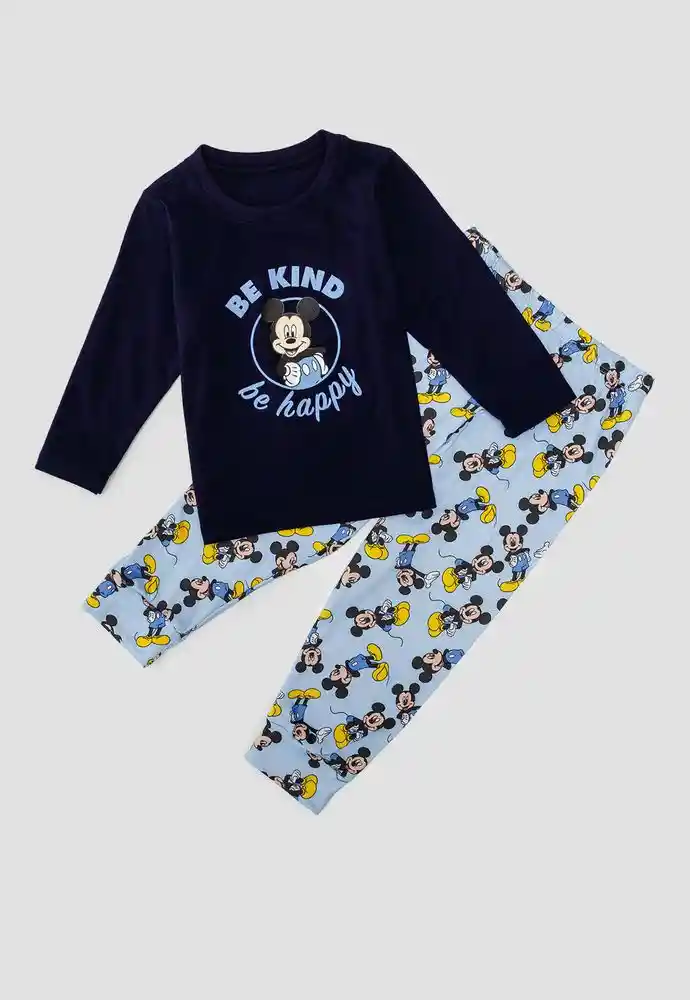 Pijama Dos Piezas 0/3 Meses-navy