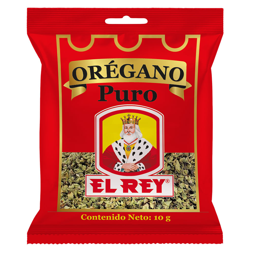El Rey Orégano Puro Deshidratado 10 g