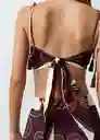 Camisa Margarita Mujer Crudo Novia Claro T M 412G315 Naf Naf