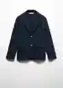 Blazer Americana Sarria Navy Talla 08 Niño Mango