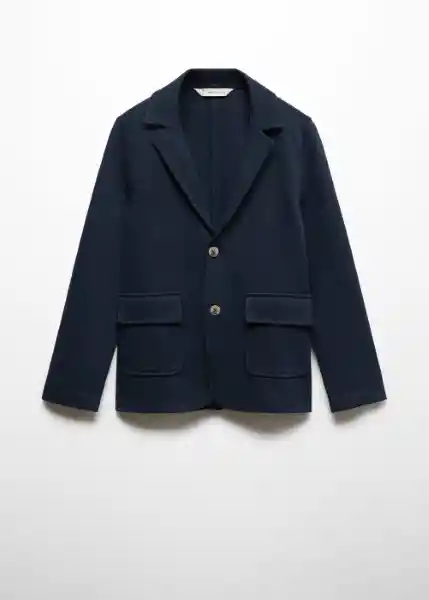 Blazer Americana Sarria Navy Talla 08 Niño Mango