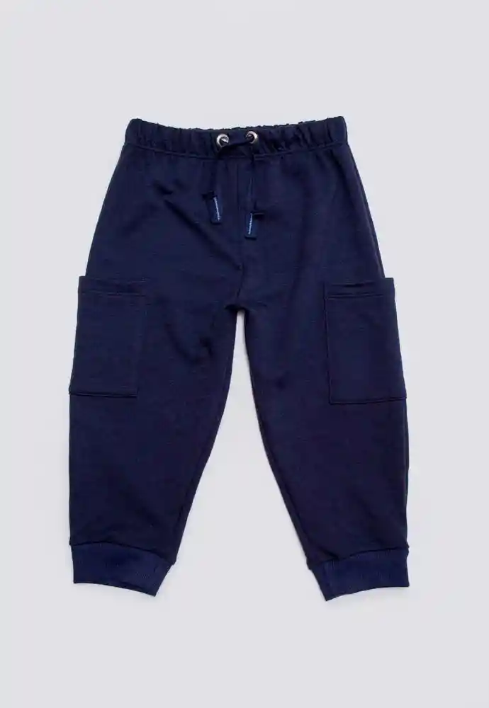 Pantalon 0/3 Meses-navy