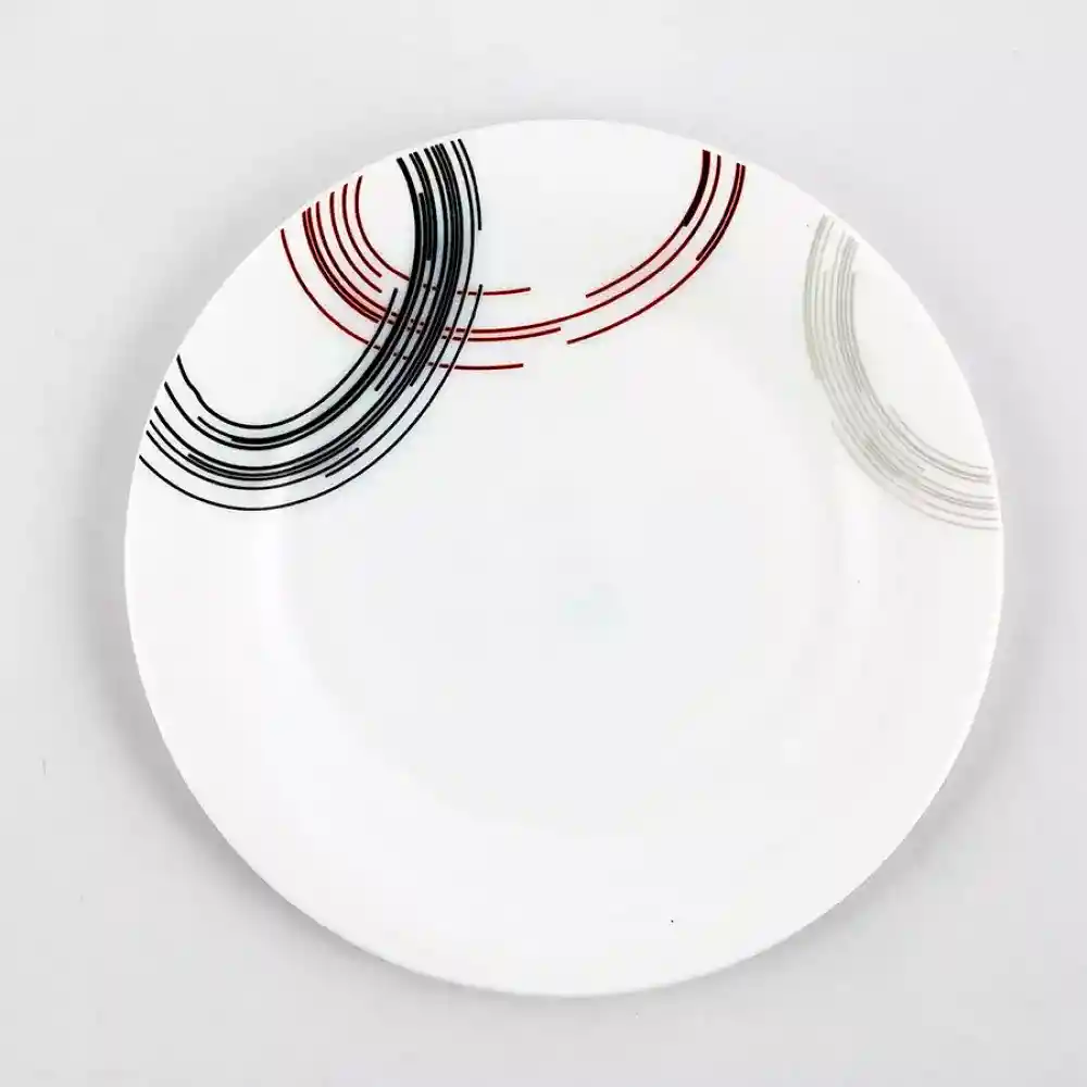 Expressions Plato Postre Líneas en Vitroceramica 20 cm LFBP 80-6