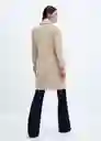 Abrigo Dali Piedra Talla L Mujer Mango