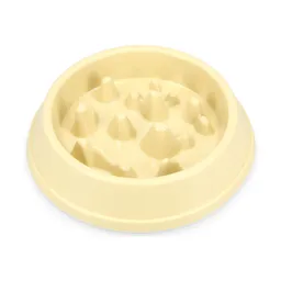 Plato Plástico Anti Ahogo Amarillo