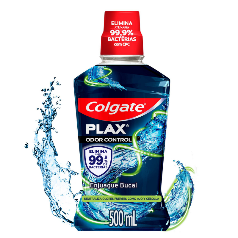Colgate Enjuague Bucal Plax Odor Control 500 ml