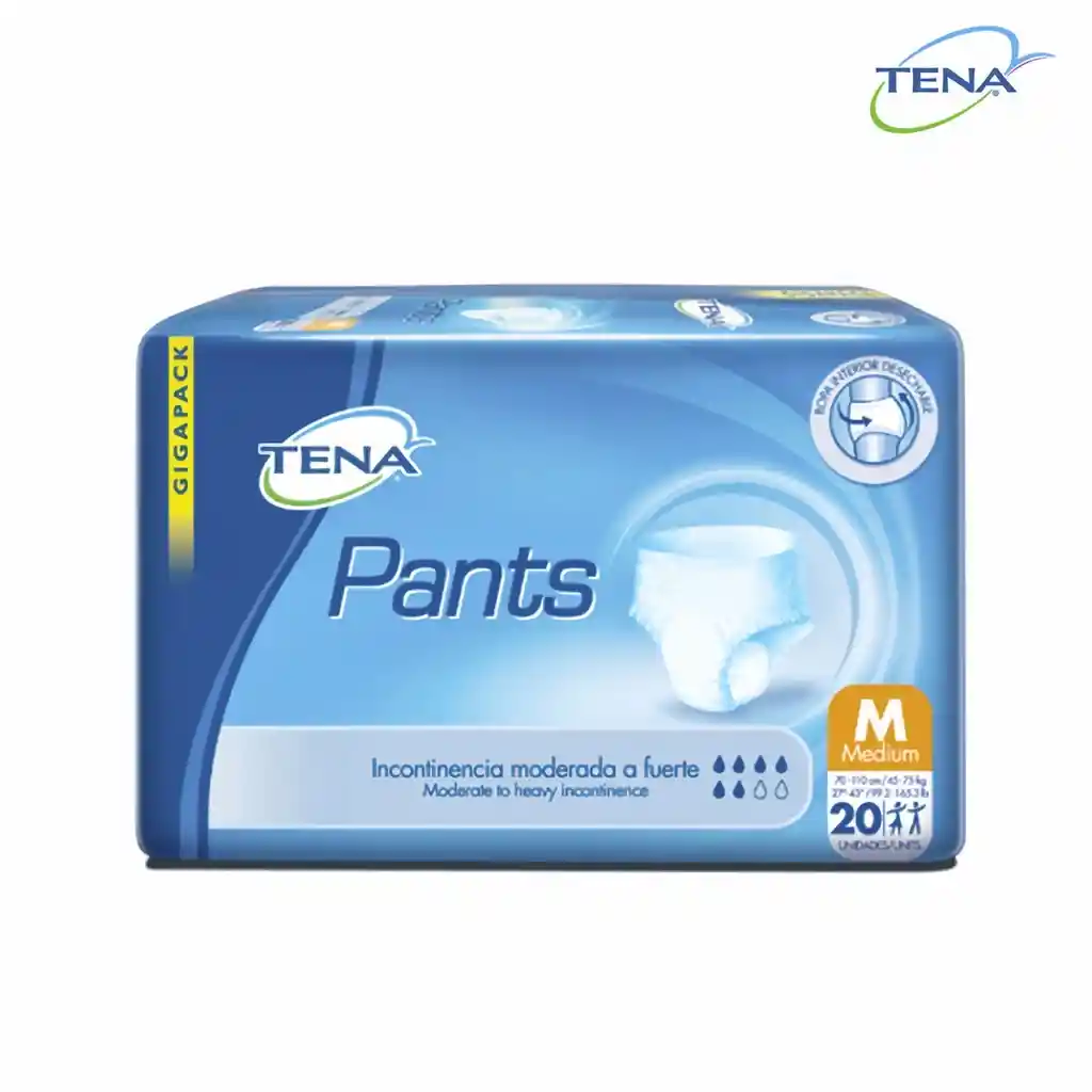 Tena Pañales Tipo Pantalon Para Adulto