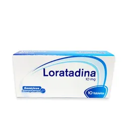 Coaspharma Loratadina (10 mg) 10 Tabletas