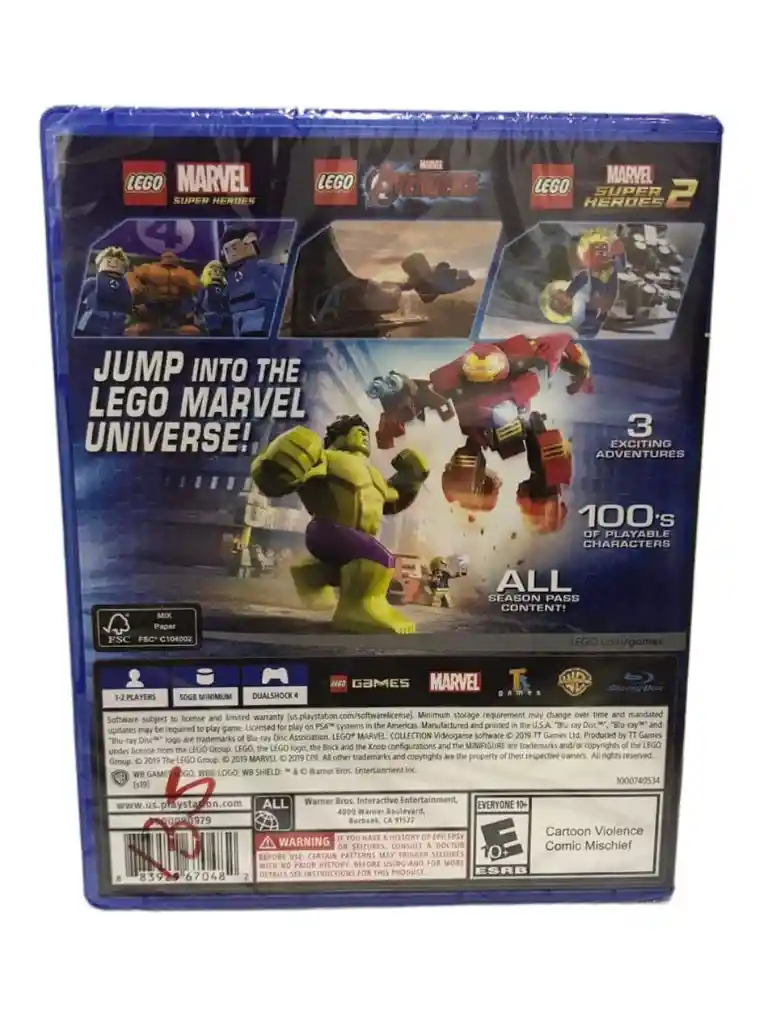 Videojuego Lego Marvel Collection PlayStation 4