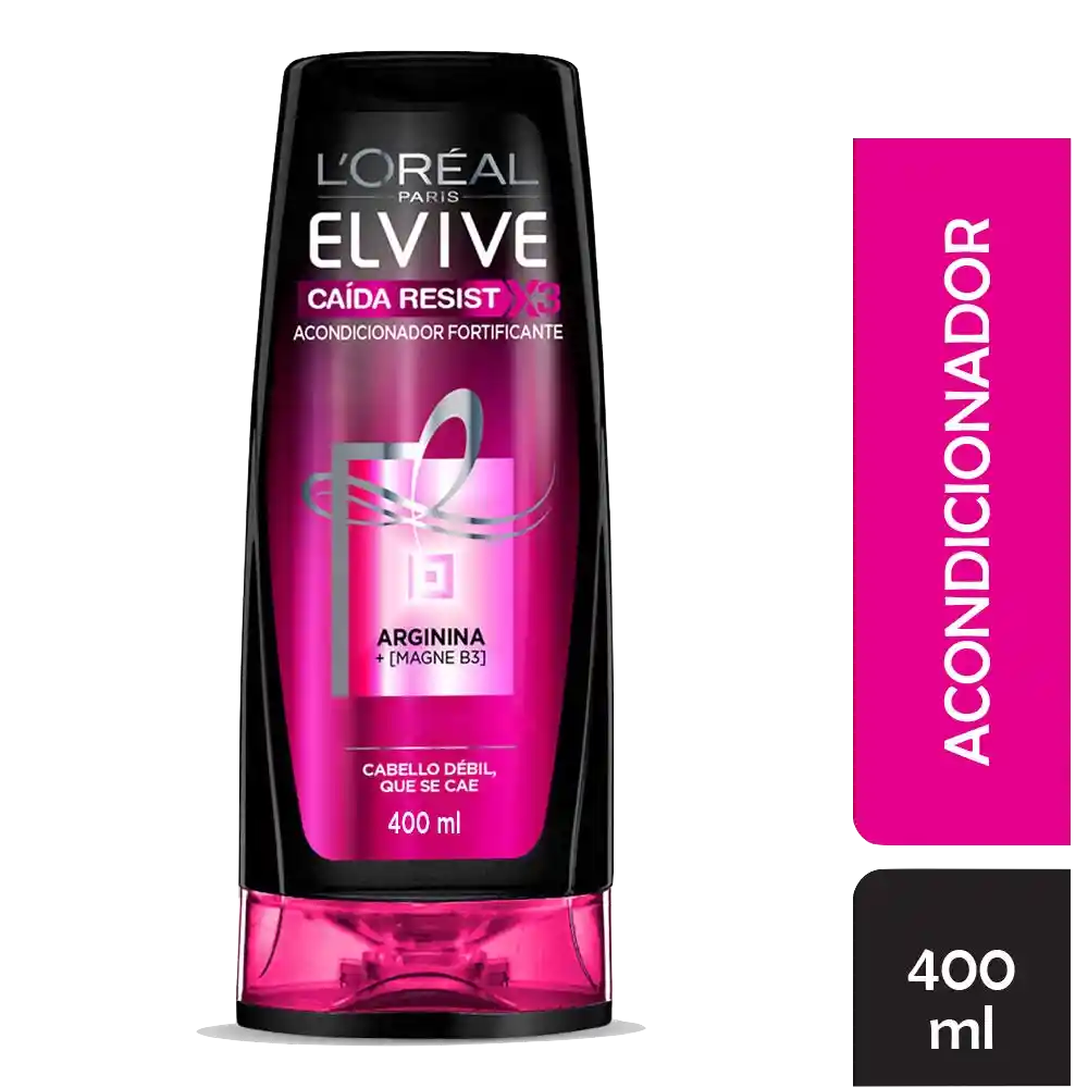 Loreal Paris-Elvive Acondicionador Fortificante Caída Resist X3