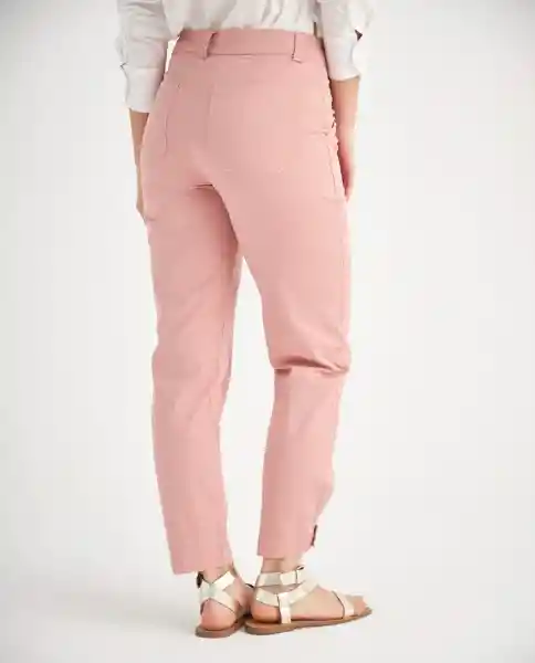 Pantalón Rosa Ahumado Medio Talla 6 639F000 Esprit