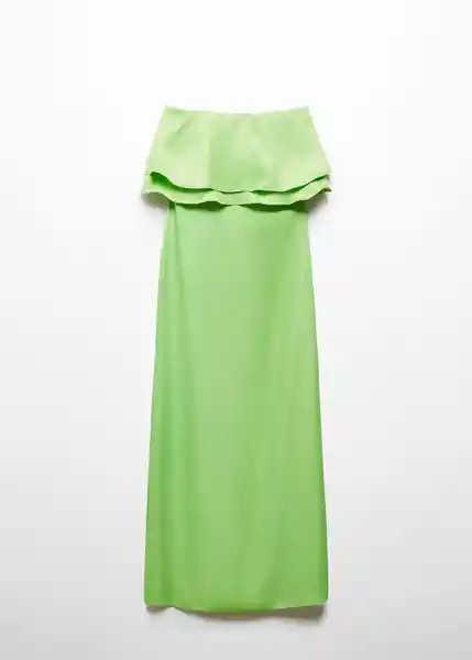 Vestido Moon-A Verde Talla XL Mujer Mango