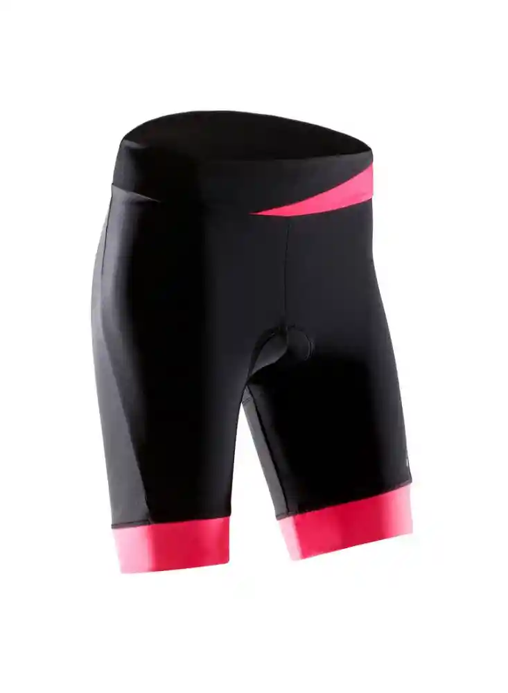 Culotte Ciclismo Carretera Sin Tirantes Mujer Triban Rc 500 Negro Rosa By Decathlon