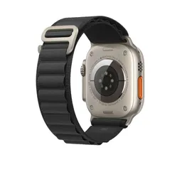 Pulso o Manilla Alpine Loop Apple Watch Negra 42/44/45/49 Mm