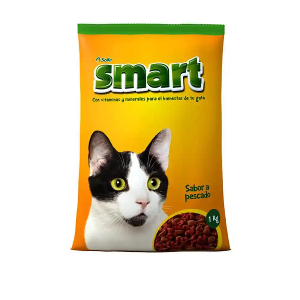 Smart Alimento para Gatos Adultos Sabor a Pescado