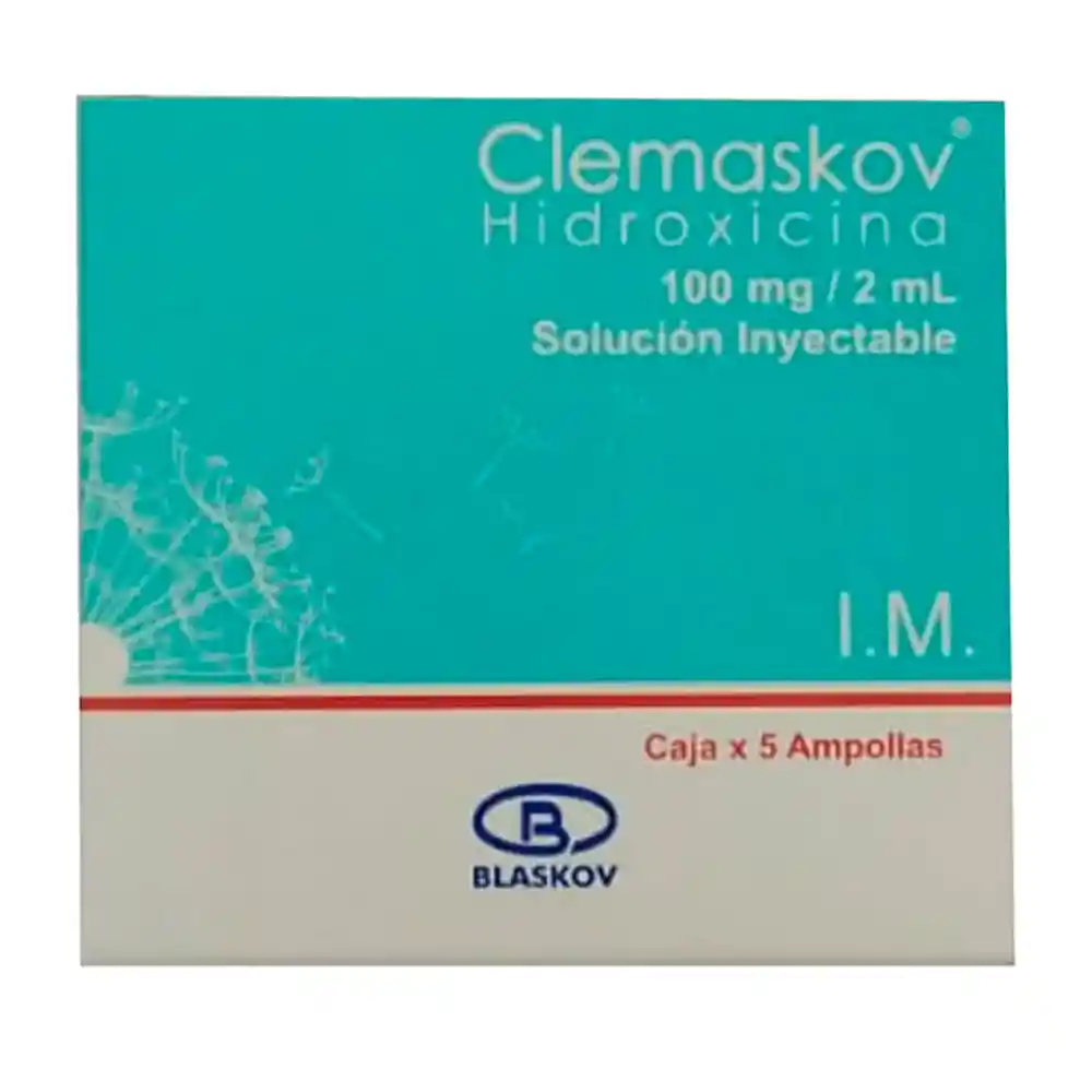  Clemaskov ( Hidroxicina ) Blaskov Inyeccion 100Mg/ 