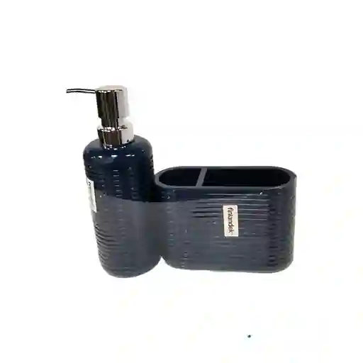 Set Portacepillo /dispensador Finlandek Bs0043atbu