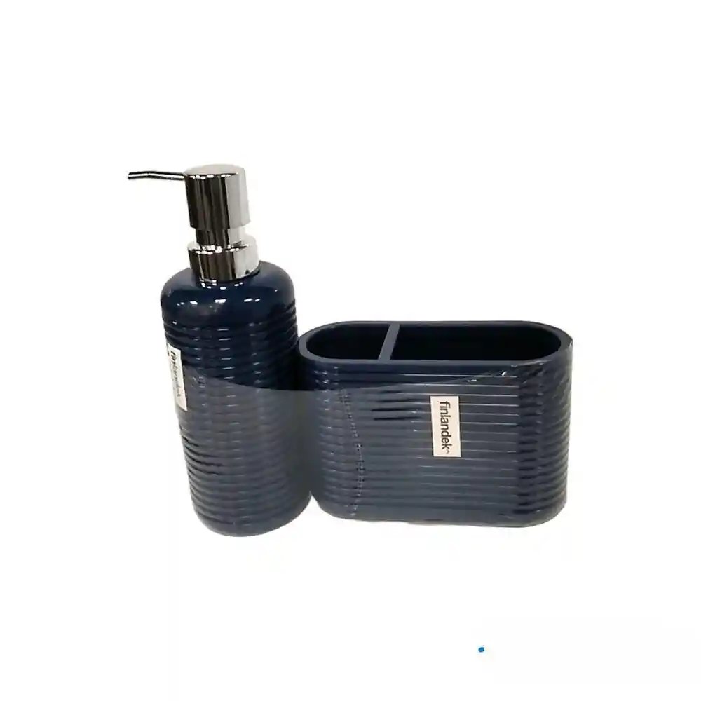 Set Portacepillo /dispensador Finlandek Bs0043atbu