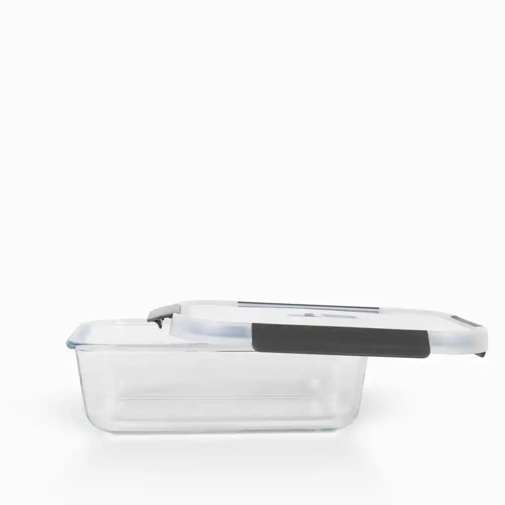 Ambiente Gourmet Recipiente en Borosilicato Gris Con Tapa