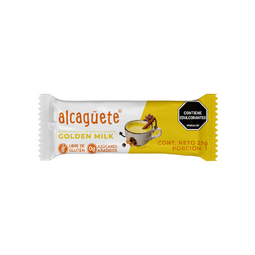 Barra Cereal Alcaguetegolden Milk Fracción
