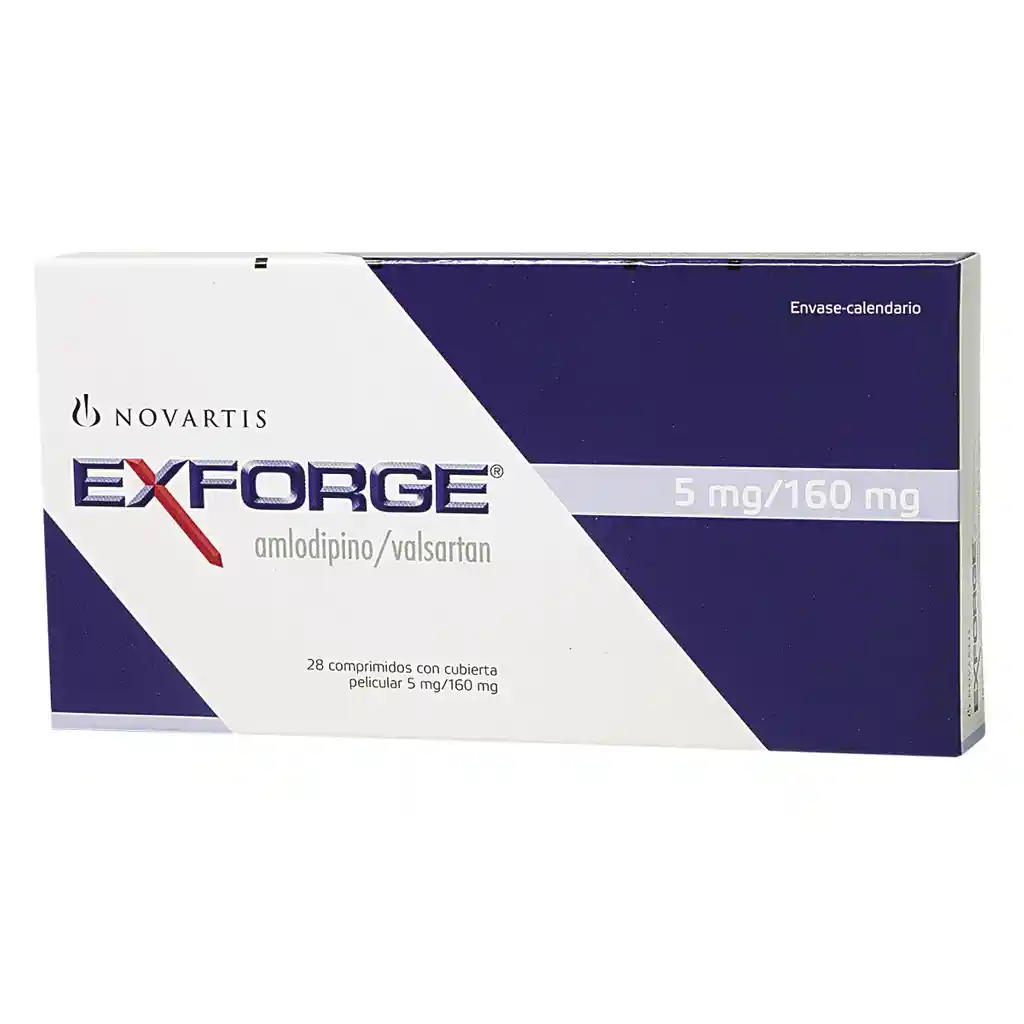 Exforge Amlodipino/ Valsartan (5 mg / 160 mg)