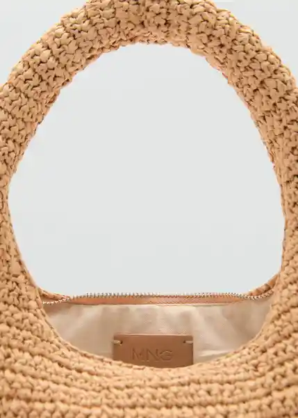 Bolso M Brek Beige Talla 99 Mujer Mango