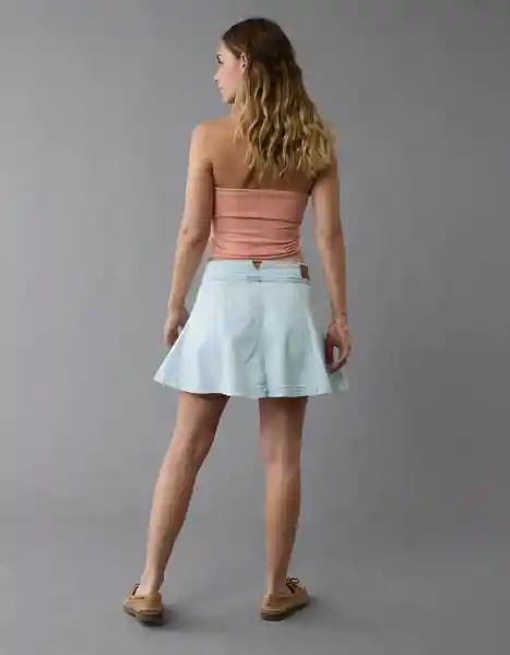 Falda Mujer Azul Talla: 8 5129915 American Eagle