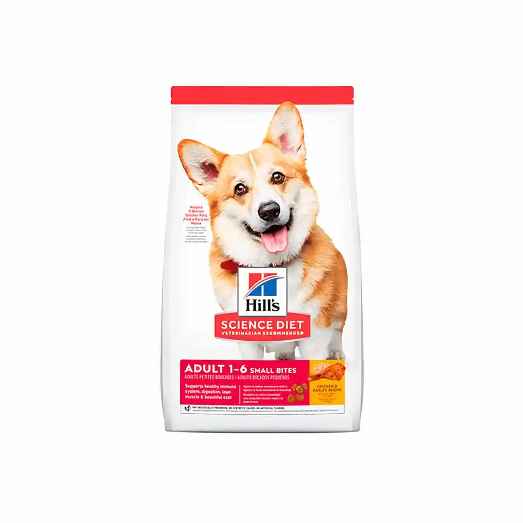 Hills Alimento Para Perro C Small Bites Adulto 1-6 Pollo 5 Lb