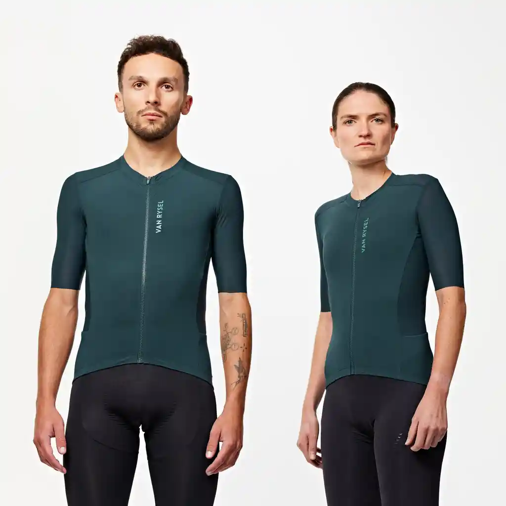Camiseta de Manga Corta Para Ciclismo de Ruta Racer 2 Unisex Verano