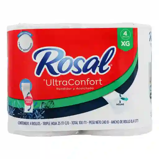 Rosal Papel Higiénico Ultraconfort Triple Hoja