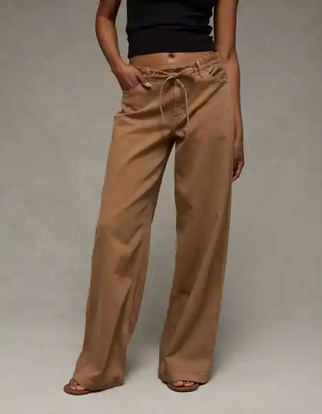 Pantalón Mujer Café Talla 6 Regular 5530261 American Eagle