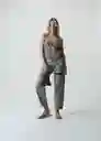 Pantalón Sorci Mujer Verde Calma Medio T 4 432G384 Naf Naf